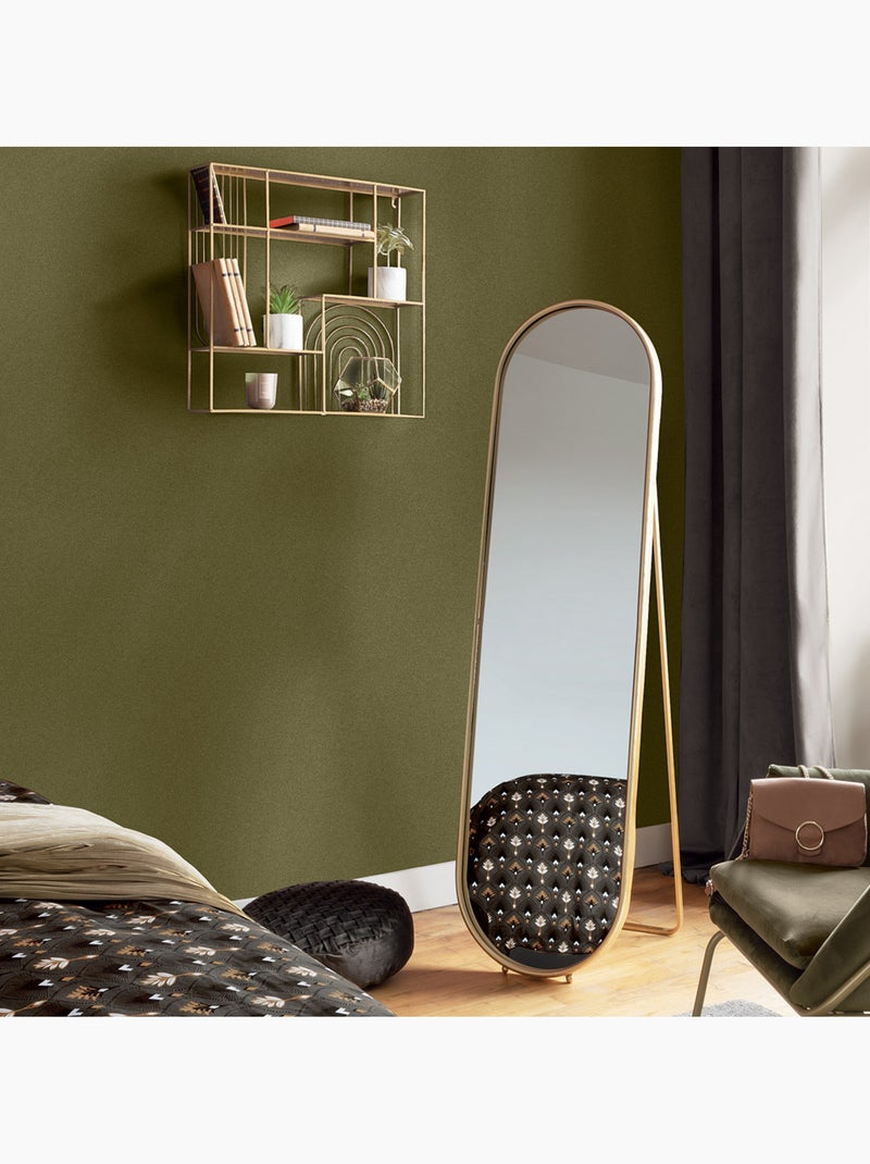 Miroir sur pied EDI Doré - Kiabi