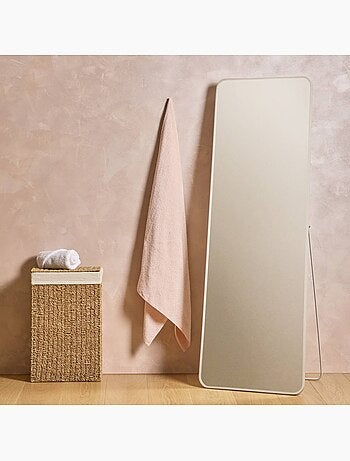Miroir sur pied en métal et aluminium