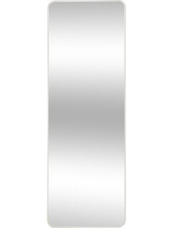 Miroir sur pied en métal et aluminium