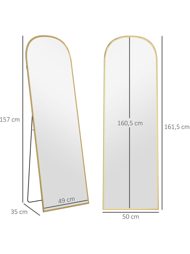 Miroir sur pied et mural Jaune - Kiabi