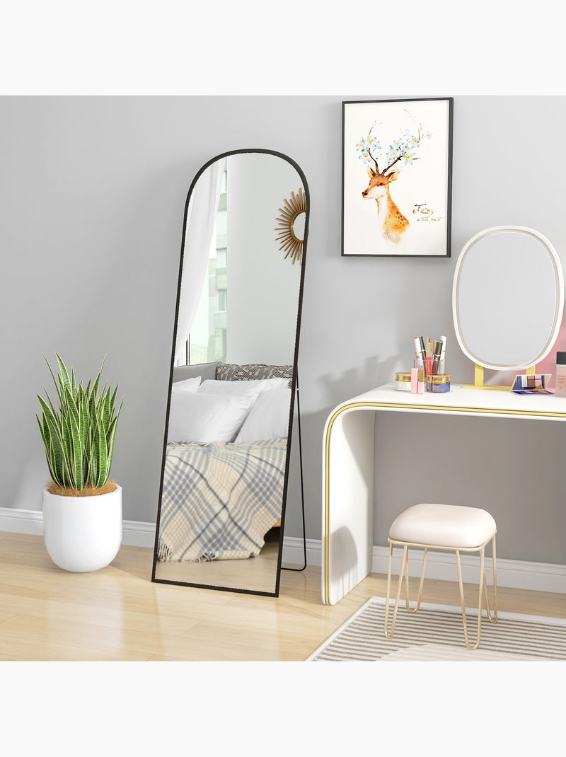 Miroir sur pied et mural Noir - Kiabi