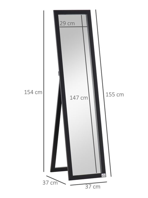 Miroir sur pied et mural rectangulaire - Kiabi