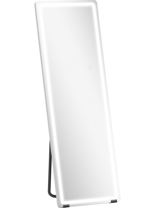 Miroir sur pied led 150 x 50 cm 3 couleurs réglables - Kiabi