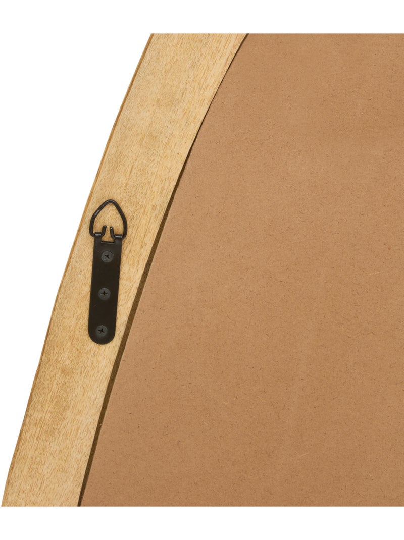 Miroir sur pied oblong en manguier STAN Marron - Kiabi