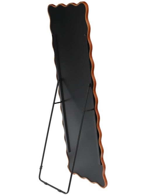 Miroir sur pied organique bois d'hévéa pied en acier 172cm cauline - Kiabi Miroir sur pied organique bois d'hévéa pied en acier 172cm cauline - Kiabi