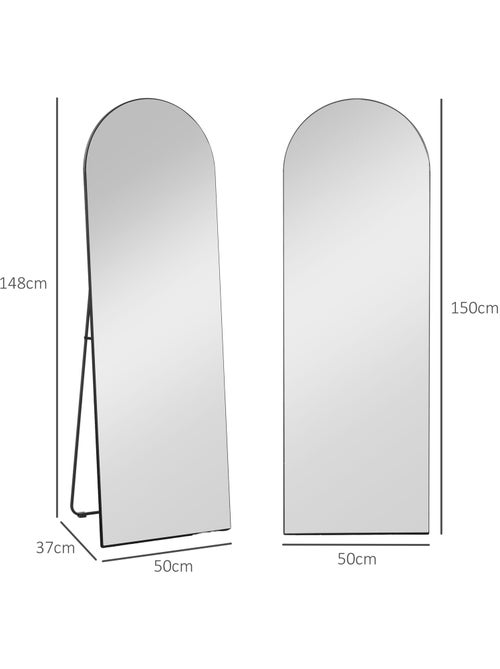 Miroir sur pied ou mural dim. 50l x 150h cm - Kiabi