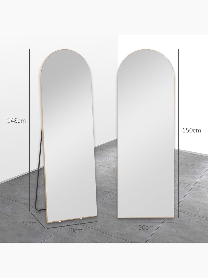 Miroir sur pied ou mural Jaune - Kiabi
