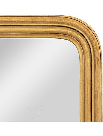 Miroir sur pied ovale en bois de paulownia adele