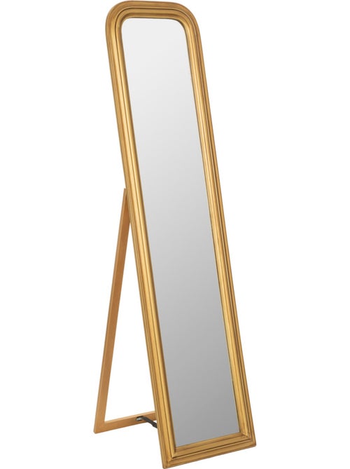 Miroir sur pied ovale bois paulownia ADELE - Kiabi