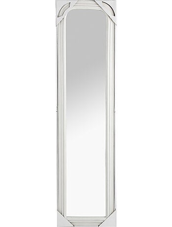 Miroir sur pied ovale en bois de paulownia ADELE