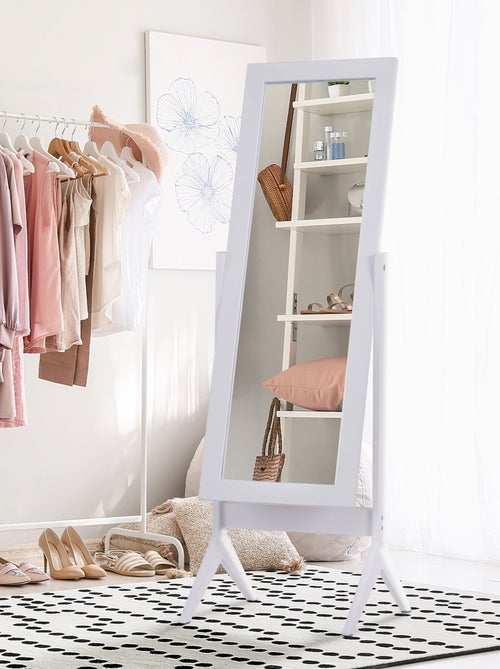 Miroir sur pied réglable - Kiabi