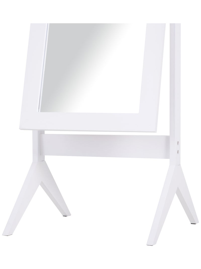 Miroir sur pied réglable Blanc Blanc - Kiabi