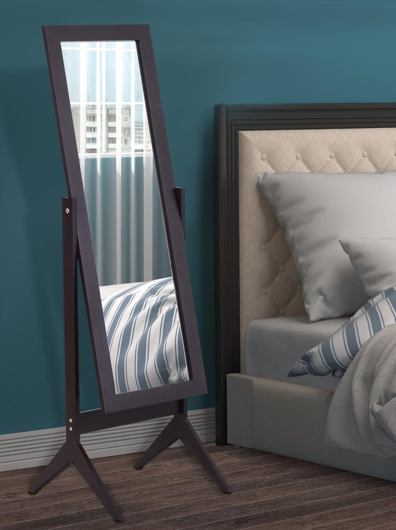 Miroir sur pied réglable Marron - Kiabi