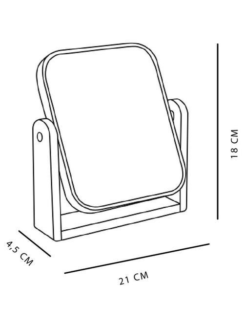 Miroir sur pied rotatif BATHROOM - Kiabi