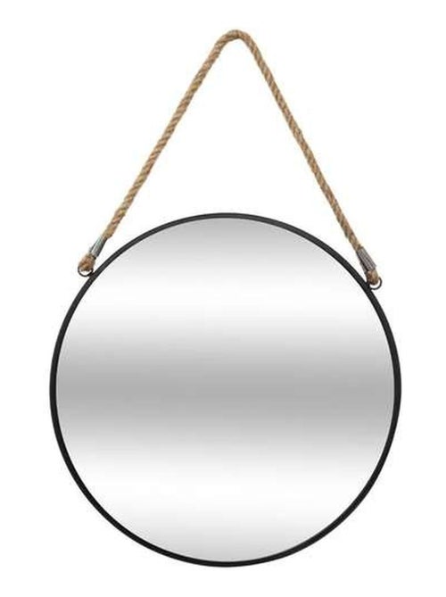 Miroir suspendu avec corde en métal EDEN - Kiabi
