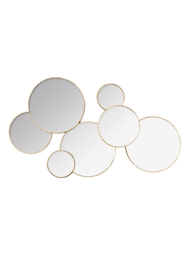 Miroirs ronds multiples Lila 61x37 cm Doré/or - Kiabi