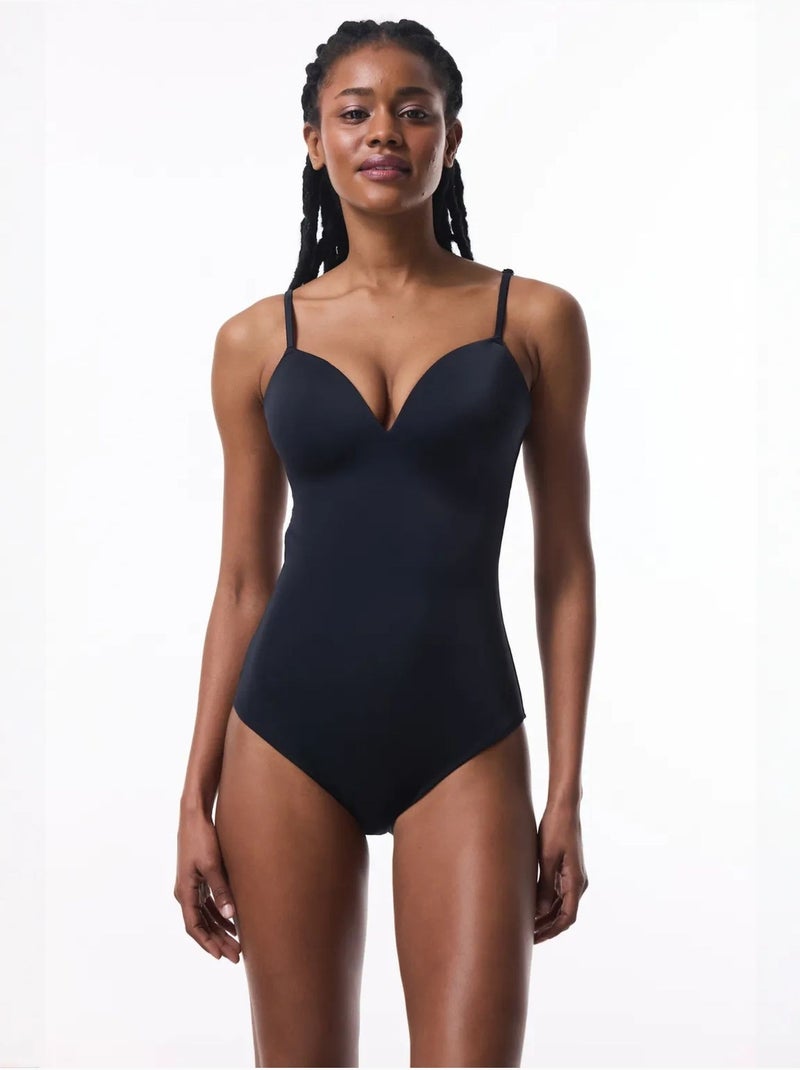 Miss maillot de bain à bonnets fixes penti Noir - Kiabi