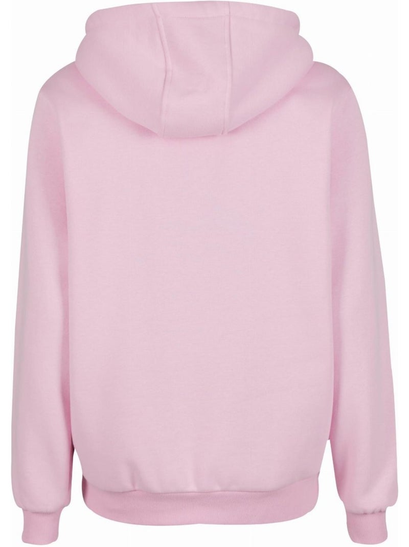 Miss Tee - Sweat à capuche BABE Rose clair - Kiabi