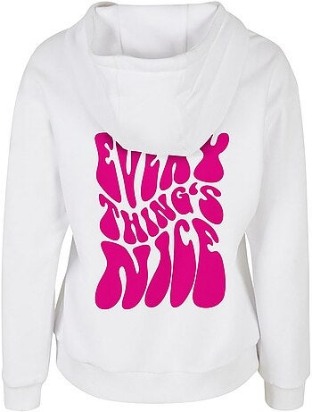 Miss Tee - Sweat à capuche EVERY THINGS NICE