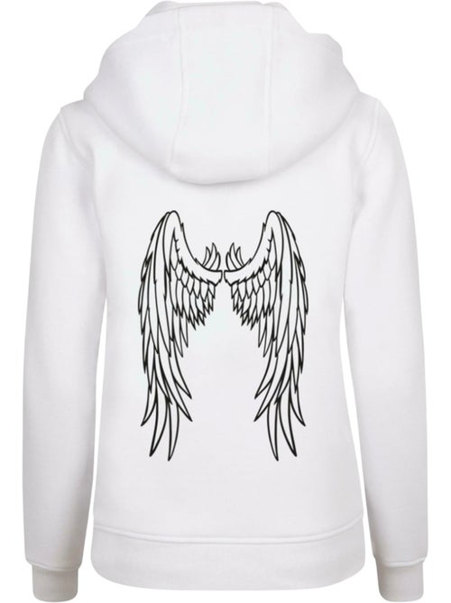 Miss Tee - Sweat à capuche motif/style ailes d'ange - Kiabi