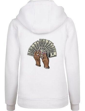 Miss Tee - Sweat à capuche motif/style imprimé au dos B**** BETTER