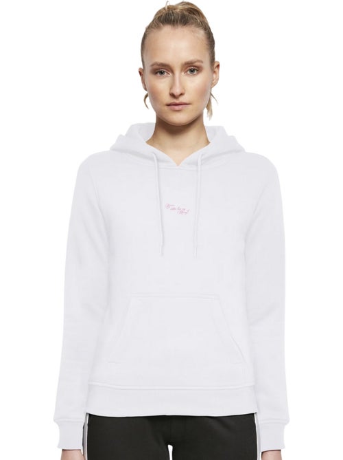 Miss Tee - Sweat à capuche motif/style imprimé au dos B**** BETTER - Kiabi Miss Tee - Sweat à capuche motif/style imprimé au dos B**** BETTER - Kiabi