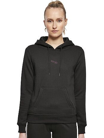 Miss Tee - Sweat à capuche motif/style imprimé au dos B**** BETTER