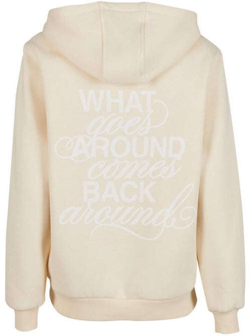 Miss Tee - Sweat à capuche motif/style imprimé au dos BACK AROUND - Kiabi Miss Tee - Sweat à capuche motif/style imprimé au dos BACK AROUND - Kiabi
