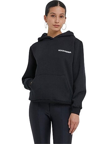 Miss Tee - Sweat à capuche motif/style imprimé au dos BACK AROUND