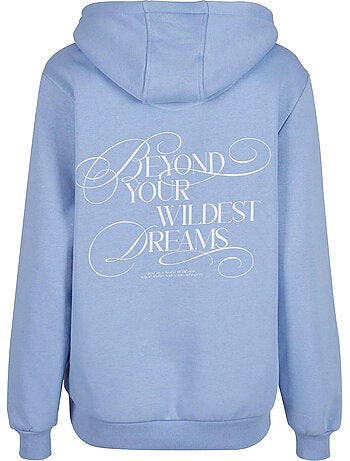 Miss Tee - Sweat à capuche motif/style imprimé au dos DREAMY