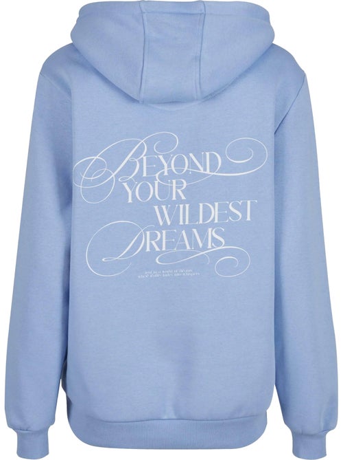 Miss Tee - Sweat à capuche motif/style imprimé au dos DREAMY - Kiabi Miss Tee - Sweat à capuche motif/style imprimé au dos DREAMY - Kiabi