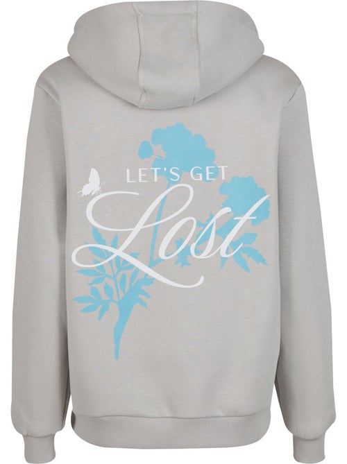 Miss Tee - Sweat à capuche motif/style imprimé au dos LOST FLOWERS - Kiabi Miss Tee - Sweat à capuche motif/style imprimé au dos LOST FLOWERS - Kiabi