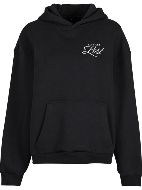 Miss Tee - Sweat à capuche motif/style imprimé au dos LOST FLOWERS - Kiabi Miss Tee - Sweat à capuche motif/style imprimé au dos LOST FLOWERS - Kiabi
