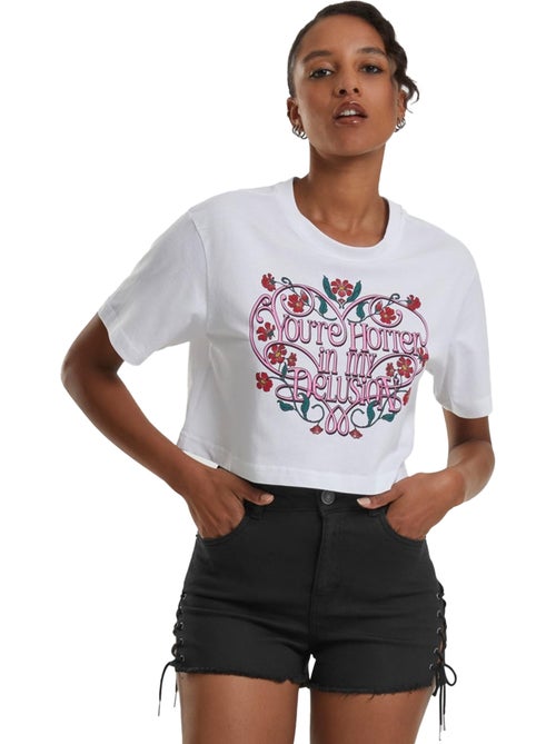 Miss Tee - T-shirt Ample HOTTER DELUSION - Kiabi Miss Tee - T-shirt Ample HOTTER DELUSION - Kiabi