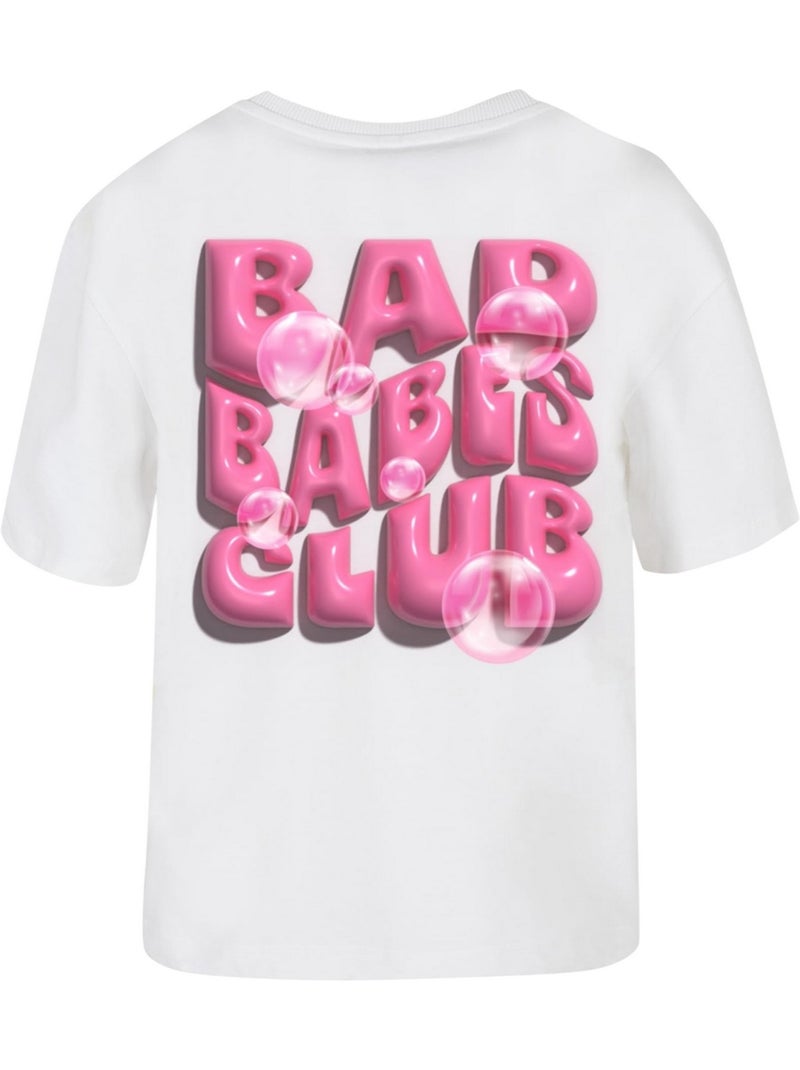 Miss Tee - T-shirt BABE Blanc - Kiabi