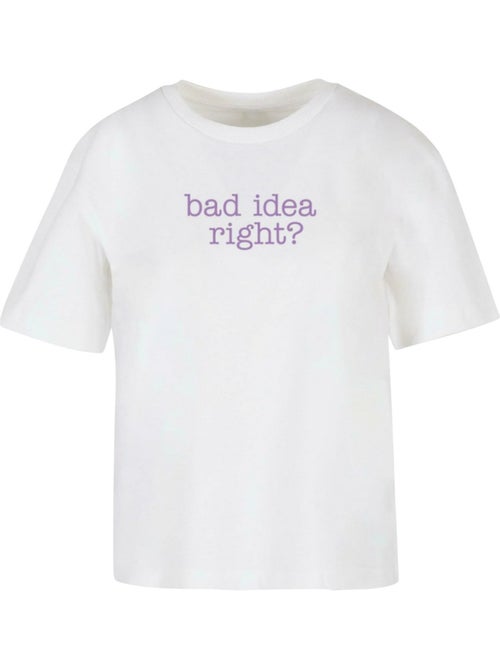 Miss Tee - T-shirt BAD IDEA - Kiabi Miss Tee - T-shirt BAD IDEA - Kiabi