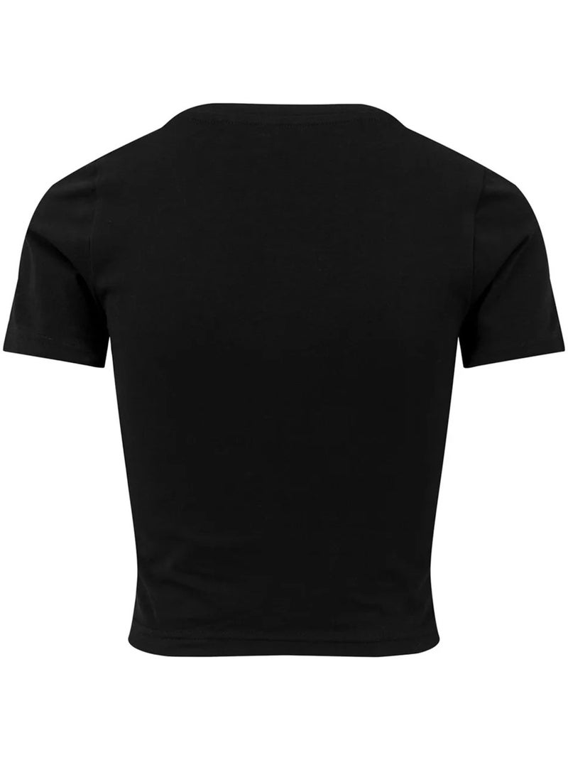 Miss Tee - T-shirt court BABY GIRL Noir - Kiabi