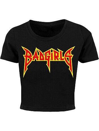 Miss Tee - T-shirt court BADGIRLS