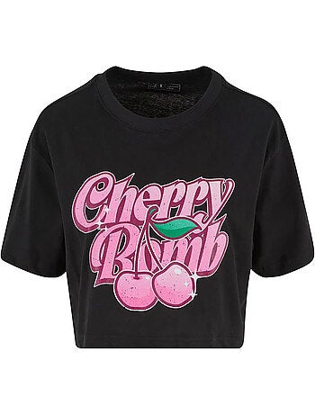 Miss Tee - T-shirt court CHERRY BOMB