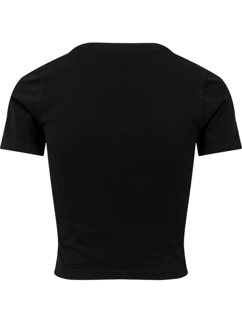 Miss Tee - T-shirt court MUAH Noir - Kiabi