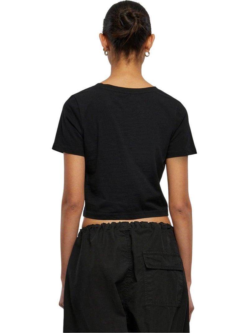 Miss Tee - T-shirt court MUAH Noir - Kiabi