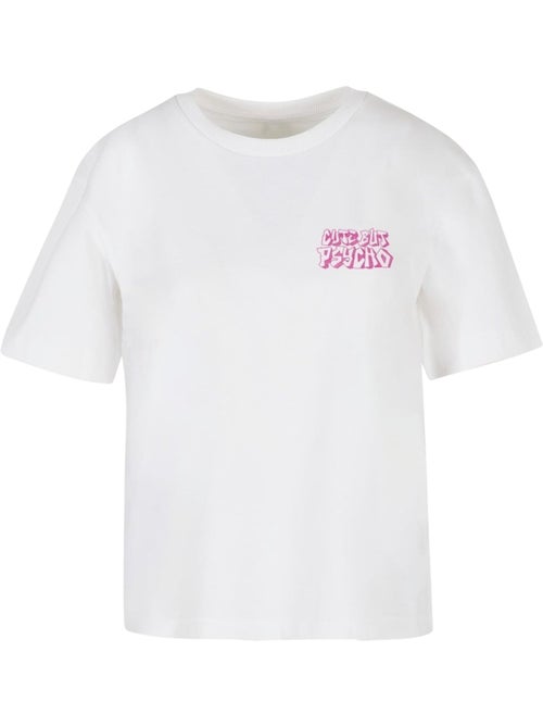 Miss Tee - T-shirt CUTE BUT PSYCHO - Kiabi Miss Tee - T-shirt CUTE BUT PSYCHO - Kiabi