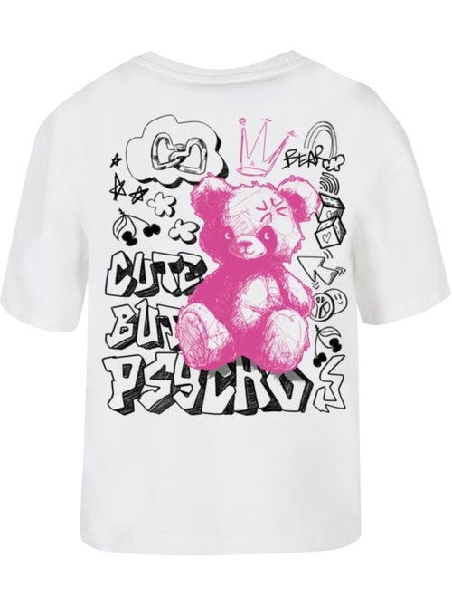 Miss Tee - T-shirt CUTE BUT PSYCHO - Kiabi Miss Tee - T-shirt CUTE BUT PSYCHO - Kiabi