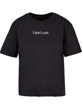 Miss Tee - T-shirt DON'T CARE