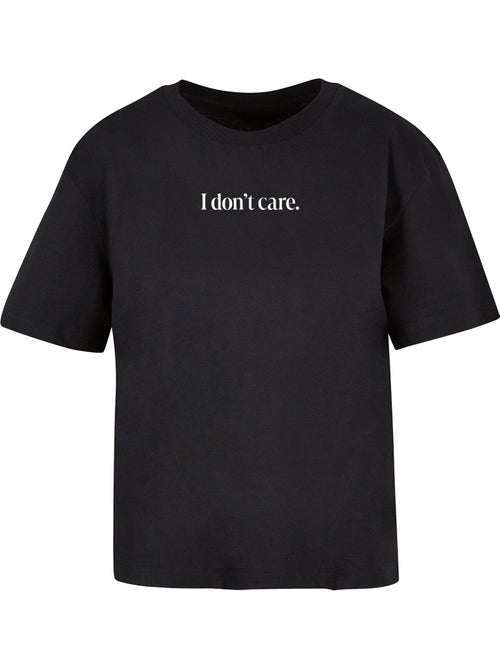 Miss Tee - T-shirt DON'T CARE - Kiabi