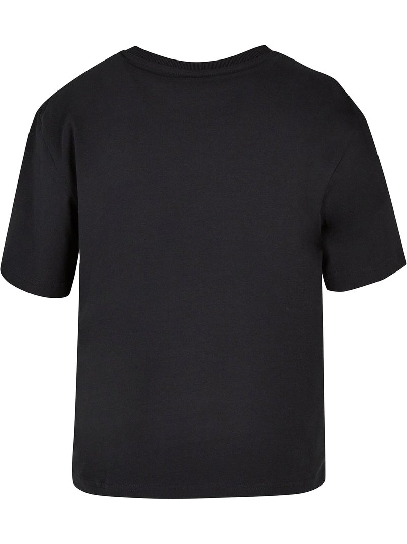 Miss Tee - T-shirt DON'T CARE Noir - Kiabi