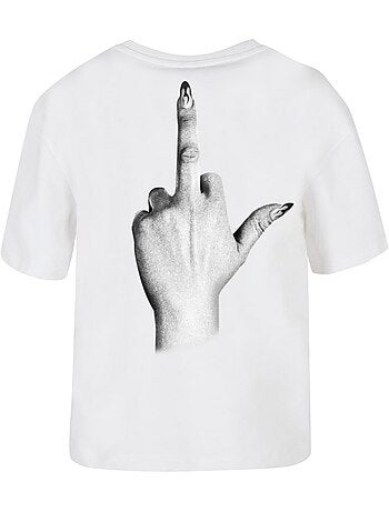 Miss Tee - T-shirt DON'T GIVE A