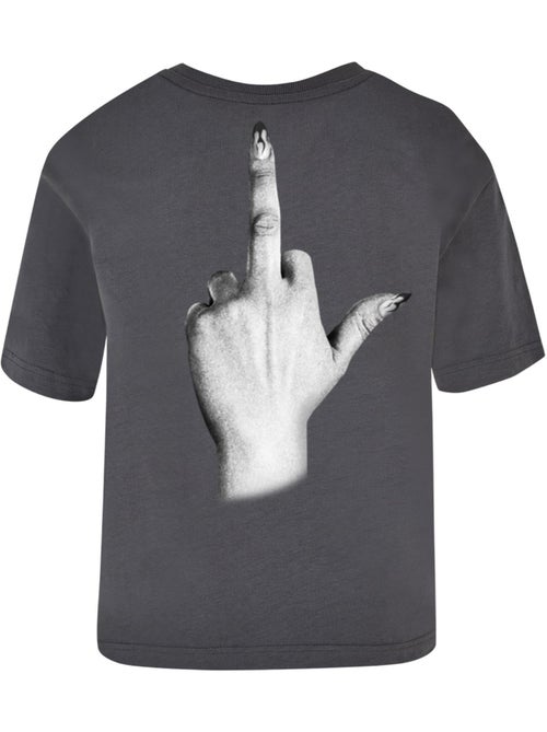 Miss Tee - T-shirt DON'T GIVE A - Kiabi