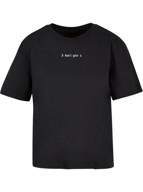 Miss Tee - T-shirt DON'T GIVE A - Kiabi Miss Tee - T-shirt DON'T GIVE A - Kiabi
