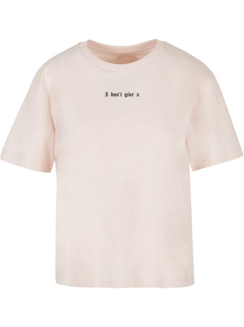 Miss Tee - T-shirt DON'T GIVE A - Kiabi Miss Tee - T-shirt DON'T GIVE A - Kiabi